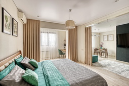 Современная квартира с видом на горы и город