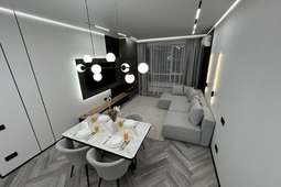 3-room apartment for daily rent in Almaty