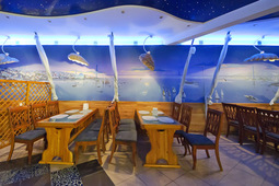 Restaurant of the Hotel complex "Three Dolphins"
